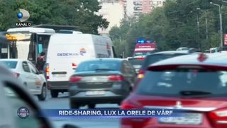 Ride-sharing, lux la orele de varf