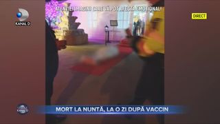 Mort la nuntă, la o zi după vaccin