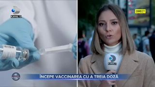 Incepe vaccinarea cu a treia doza