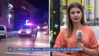 Percheziții &icirc;n cazul certificatelor false de vaccinare