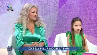 Izabela Zuluf, model la 5 ani