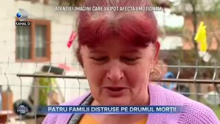 Patru familii distruse pe drumul morții