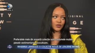 Rihanna lansează o colecție nouă de lenjerie intimă
