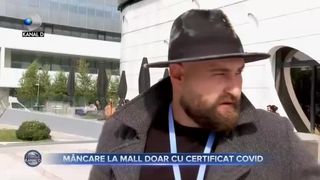 M&acirc;ncare la mall doar cu certificat COVID