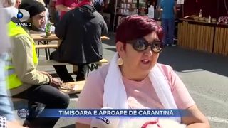 Timisoara e aproape de carantina