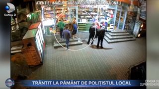 VIDEO | Trântit la pământ de polițistul local