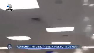 Cutremur puternic &icirc;n Creta. Cel puțin un mort