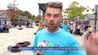 Ciprian Silași îi încurajează pe copii să facă sport