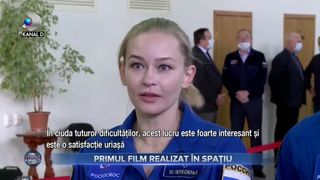Primul film realizat &icirc;n spațiu