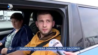 Diaspora preferă demisia, dec&acirc;t vaccinul