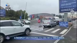 A început vaccinarea cu cea de-a treia doză