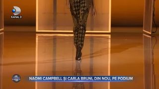 Naomi Campbell și Carla Bruni, din nou, pe podium