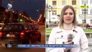 COVID-19 - restricții de noapte în Timișoara