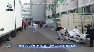 Arși de vii &icirc;n spitalul fără aviz de incendiu