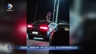 Dans &bdquo;nebun&rdquo; pe bolidul viceprimarului