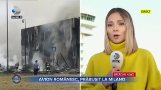 Avion românesc, prăbușit la Milano
