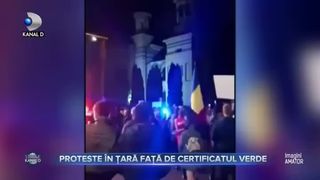 Proteste &icirc;n țară față de certificatul verde