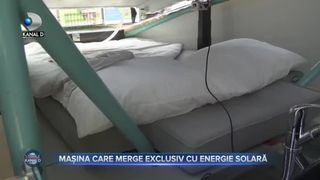Mașina care merge exclusiv cu energie solară