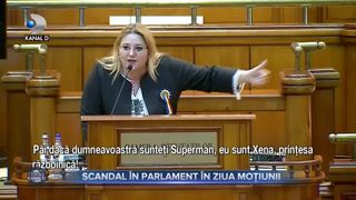 Scandal în Parlament în ziua moțiunii