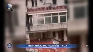 Tornadă și inundații &icirc;n Italia