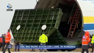 Cel mai mare avion din lume, &icirc;n Rom&acirc;nia