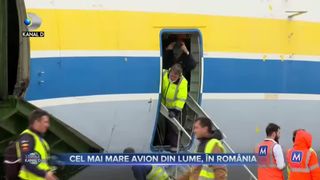Cel mai mare avion din lume, &icirc;n Rom&acirc;nia