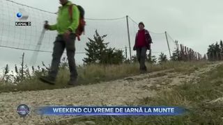 Weekend cu vreme de iarnă la munte