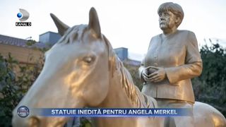 Statuie inedită pentru Angela Merkel