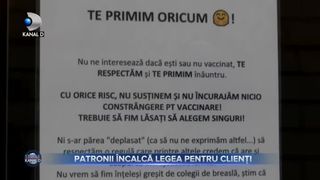 Patronii &icirc;ncalcă legea pentru clienți