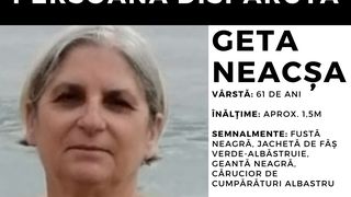 ALERTĂ persoană dispărută în București