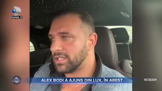Alex Bodi a ajuns din lux, în arest