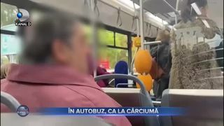 &Icirc;n autobuz, ca la c&acirc;rciumă