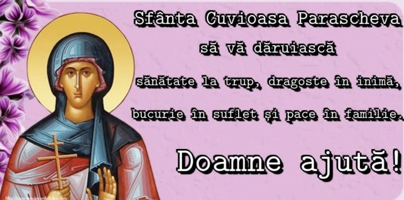 Mesaje de Sf. Parascheva: Cele mai frumoase urări şi imagini pentru Facebook