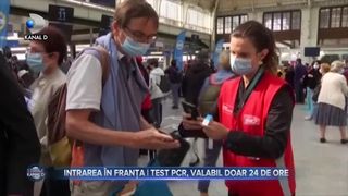 Intrarea &icirc;n Franța - Test PCR, valabil doar 24 de ore