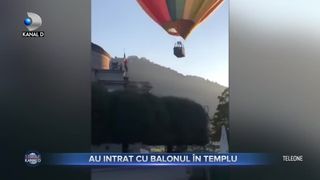 Au intrat cu balonul &icirc;n templu