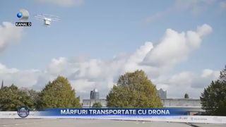 Mărfuri transportate cu drona