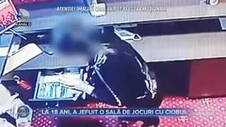 La 18 ani, a jefuit o sală de jocuri cu ciobul