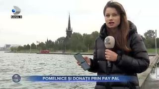 Pomelnice și donații prin Pay Pal