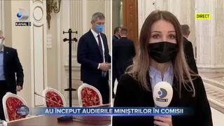 Au început audierile miniștrilor în comisii