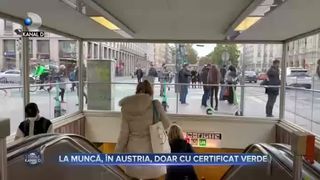 La muncă, &icirc;n Austria, doar cu certificat verde
