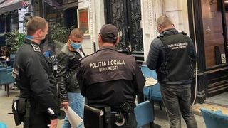 Mai multe terase au fost  închise după un control a poliţiei în Centrul Istoric
