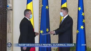&Icirc;ncep negocierile pentru Guvernul Ciucă