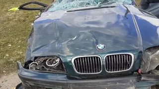 Tragedie în Argeș. Un tânăr de 16 ani a murit într-un BMW care s-a răsturnat