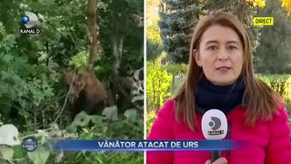 Vanator atacat de urs