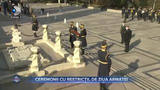 Ceremonii cu restricții, de Ziua Armatei