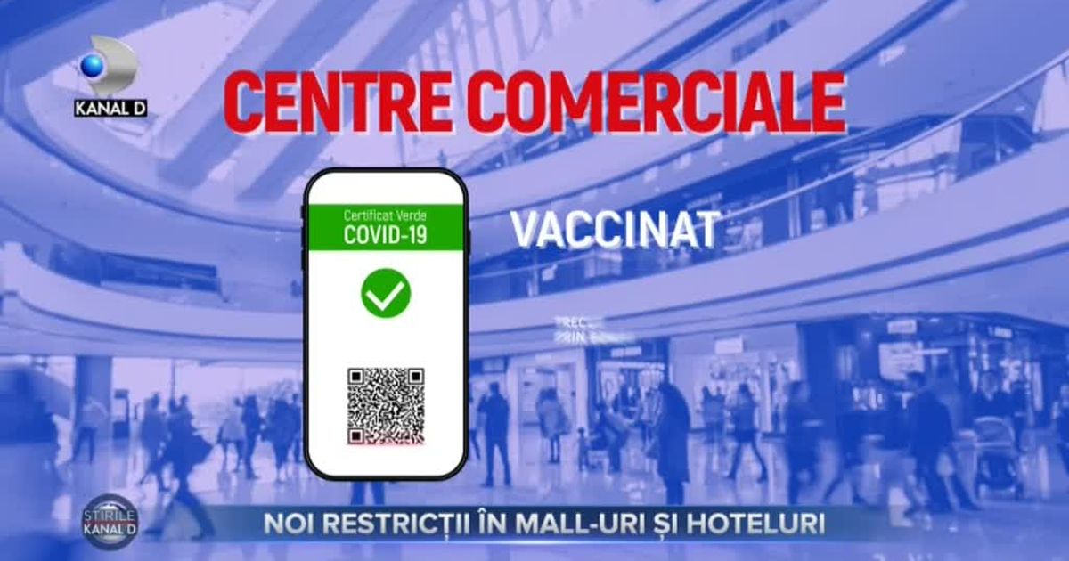 Restrictii Noi restrictii in mall-uri si hoteluri - Stirile Kanal D