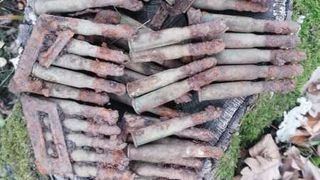 Descoperire incredibilă &icirc;n Sibiu: Au fost găsit 50 de cartușe neexplodate din al doilea Război Mondial