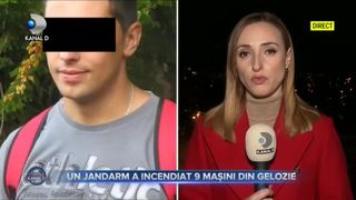 Un jandarm a incendiat 9 mașini din gelozie