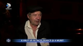 A vrut să se &icirc;ncălzească și a murit