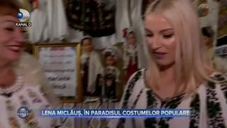 Lena Miclăuș, &icirc;n paradisul costumelor populare